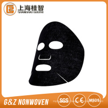 Masque facial en fibre de charbon de binchotan pour soins de la peau au noir de carbone